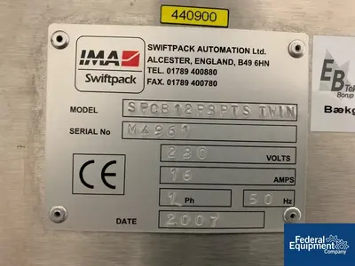 USED IMA IMA Swiftpack Dual Head Lane Counter, Model SPCB12P3PTSTWIN