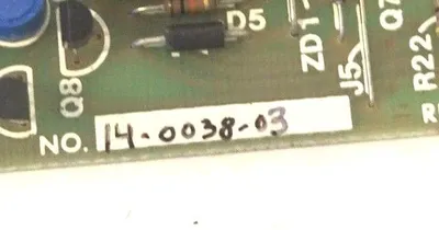 GETTYS / MODICON 14-0038-03 FIRING BOARD 14003803