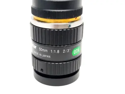 M5018-MP2 | Computar  50mm Fixed Focal Machine Vision Lens 2/3" C-Mount f/1.8 - Used
