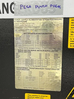 2001 AMADA PEGA 357 Turret Press | Levy Recovery Group (25)