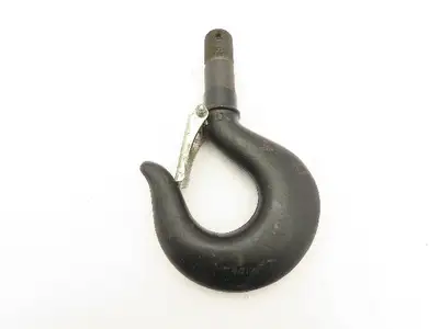 CM Lodestar 3-4 Ton Chain Hoist Upper Hook Threaded Shank w/Latch No 8