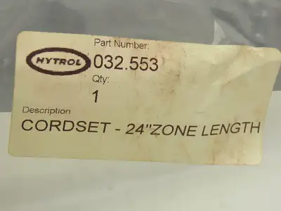 Hytrol 032.553 Conveyor Cordset Cable 24" Zone Length