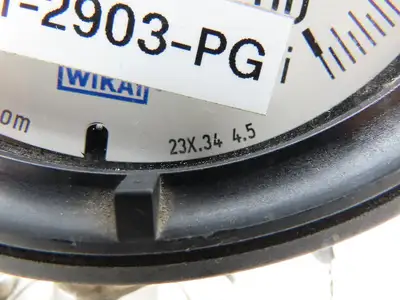 Wika Xsel 23X.34 4.5 Pressure Gauge 4-1/2" Dial 0-60Psi w/6" Flanged Diaphragm