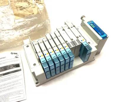 USED SMC PNEUMATIC MANIFOLD TERMINAL ASSEMBLY
