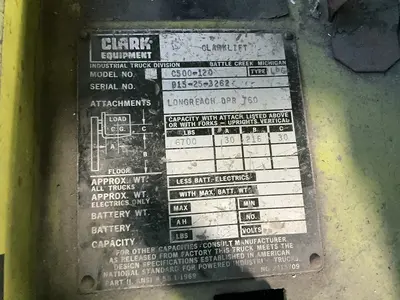 Used CLARK EQUIPMENT C500120 Material Handling (misc) Ohio US | HGR 24 #1495355