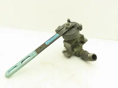 Jamesbury TORQ-HANDLE 1" Ball Valve M-F with Spring Return-to-Closed Handle