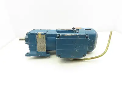 Sew Eurodrive R17 DRS71S4BE05HR Gearmotor w/Brake .33Hp 230/460V 15.8:1 107rpm