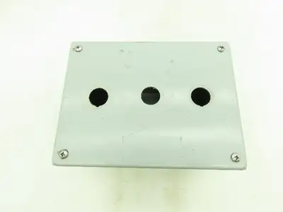 SCE 8x6x6" Steel Electrical Enclosure Junction Box with Euro 4 Terminal Blocks