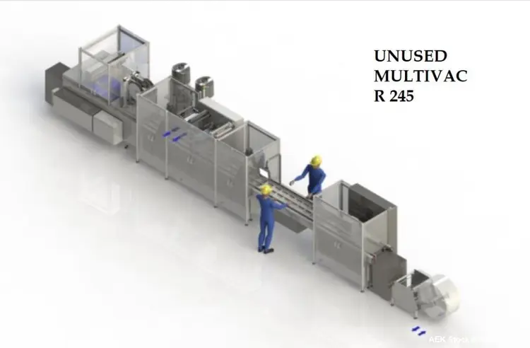 Used MULTIVAC R 245 Thermoforming Machines Illinois US | Aaron Equipment #313922