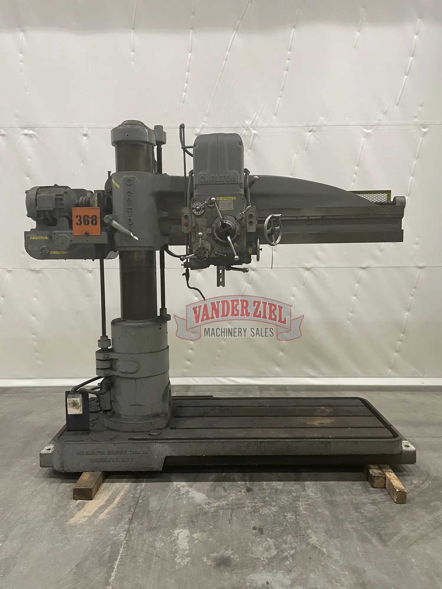 Used CARLTON 1A Radial Drills Michigan US | Vander Ziel Machinery Sales #480420