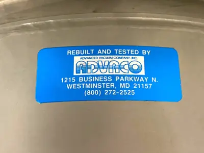 USED ADVANCED VACUUM ADVACO STAINLESS STEEL VACUUM PUMP