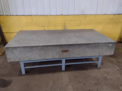 8' X 4' X 14" CHALLENGE PRECISION LAYOUT INSPECTION GRANITE TABLE: STOCK #23786