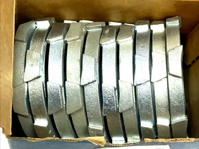 USED THOMAS & BETTS CONDUIT LOCKNUT 3" MALLEABLE IRON RIGID IMC BOX OF 10
