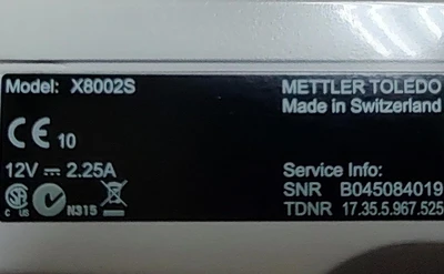 New | in-Stock Mettler Toledo X8002S Balances Kentucky US | Edwards Industrial Repair #1174291