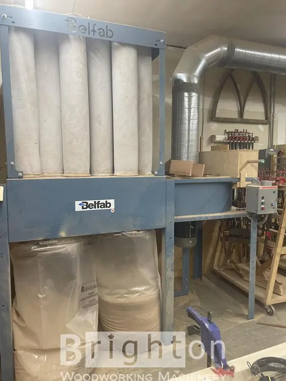 Used 2024 BELFAB BEL100. 4 BAG.  3PHASE 600V. 10HP USED DUST COLLECTOR Dust Collectors Ontario CA | Brighton Woodworking Machinery #1064096