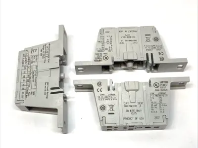 New | in-Stock Allen-Bradley Enclosed Powerblock Ser. A 600V 115A 1-Pole BOX OF 3 Terminal Blocks Michigan US | Maverick Industrial Sales #1407070