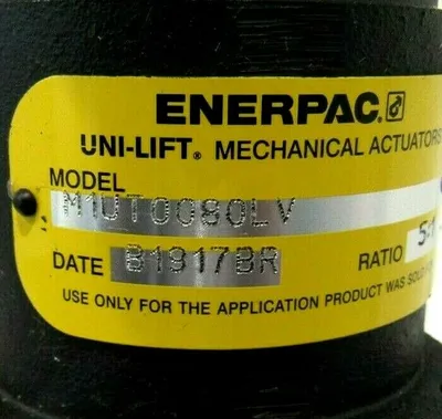 NEW ENERPAC M1UT0080LV UNI-LIFT MECHANICAL ACUTATOR 5:1 RATIO