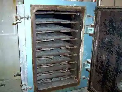 48 sq ft united mcgill carbon steel vacuum shelf dryer