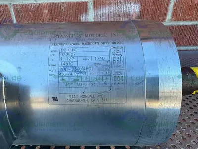 USED STAINLESS MOTORS D2H4BT WASHDOWN DUTY MOTOR 1 1/2 HP, 1740 RPM