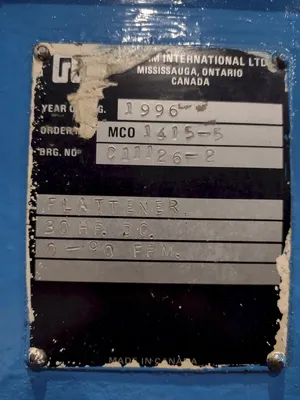 METFORM 24" X 1/4"  HI PRECISION BACKED UP COIL STRAIGHTENER STRIP  (14555) LEVELERS (ROLLER / PLATE & STRETCH) | Machinery International LLC (3)