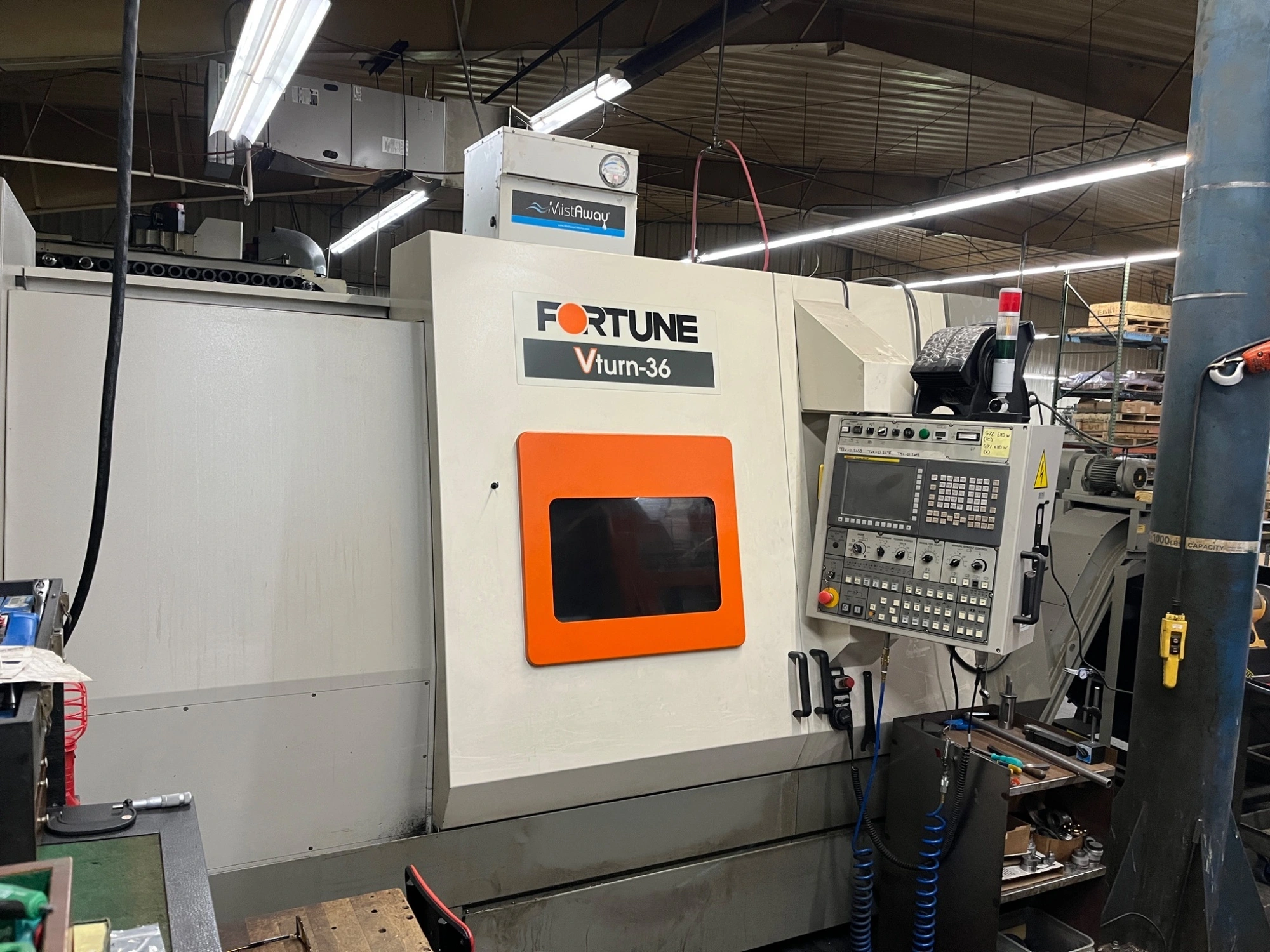 2022 FORTUNE VTURN 36 CNC 2 AXIS UNIVERSAL LATHE
