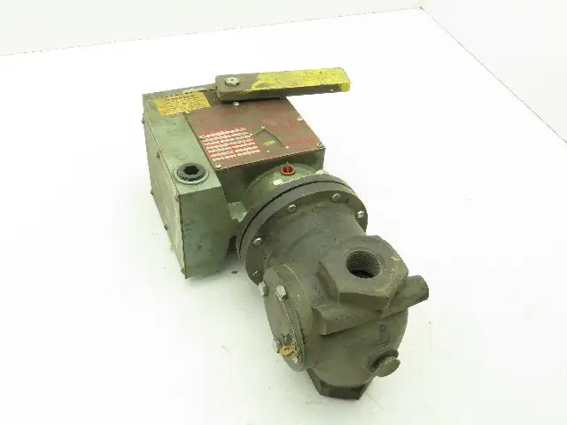 North American Manufacturing 1520G-1 Gas Valve 1" NPT 120V Actuator Manual Reset