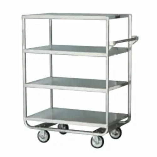 Lakeside 560 Queen Mary Cart - 4 Levels, 700 lb. Capacity, Stainless, Flat Edges