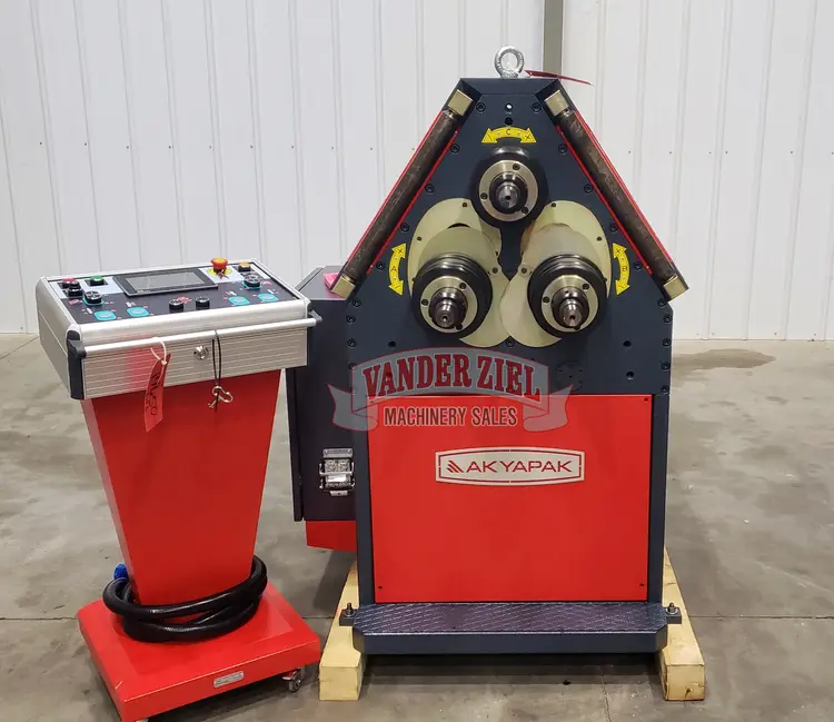 New | in-Stock 2021 AKYAPAK APK 61 Angle Bending Rolls Michigan US | Vander Ziel Machinery Sales #480201