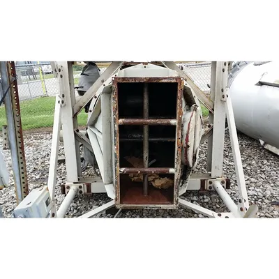 2000 CFM Used Filter Receiver Dust Collector Bin Vent With Platform, 855 Sq Ft