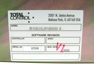 NEW TOTAL CONTROL QPJ1D121L2P SERIES B QUICKPANEL JR