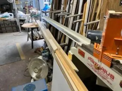 USED PISTORIUS MN-200 DOUBLE MITER SAW