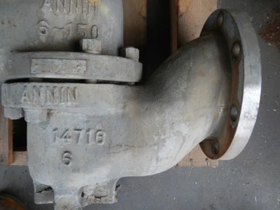 Annin 6" 150 Class 316 Stainless Steel Control Valve