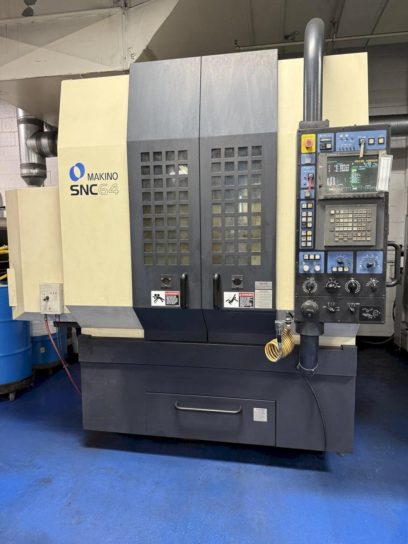 MAKINO MODEL #SNC64 HIGH SPEED CNC VERTICAL MACHINING CENTER: YOBRO 24945