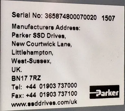 Parker 890CD/5/0012B/N/00/H/US/00/00/00/00/00 General Purpose AC Drives | ESS Industrial Equipment Sales (8)