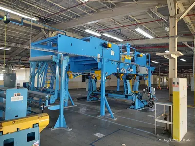 Used BW PAPERSYSTEMS / MARQUIP UNWIND & D2 SPLICER Corrugating Line Roll Stands Pennsylvania US | Global Equipment International, LLC #1351941