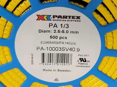 NEW PARTEX PA-10003SV40.9