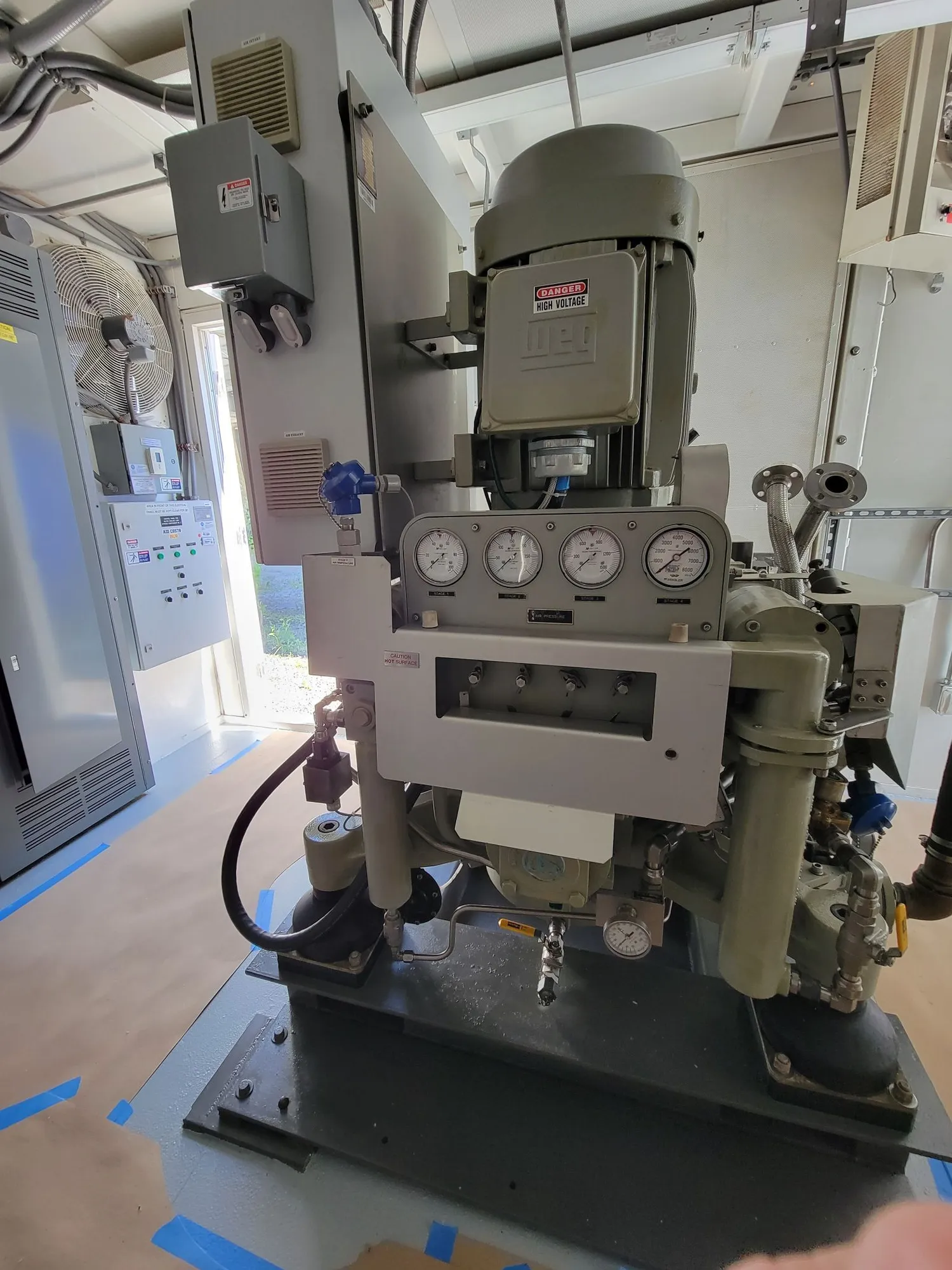 Used SAUER WP5000 High Pressure Air Compressors Washington US | Alpha HPAC #1285473