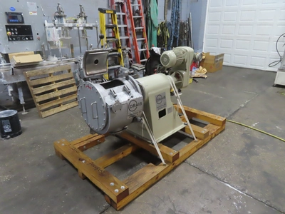 Drais Lab Paddle/Plow Mixer, stainless steel, jacketed, Model T50, 50 liter
