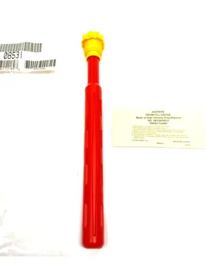 NEW JUSTRITE VERTICAL DRUM FILL POP UP GAGE 3/4" DIAMETER, 11" LENGTH