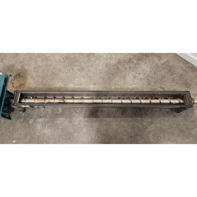 Surplus 4" Dia. X 6' Long Stainless Steel Screw Auger Feeder Conveyor
