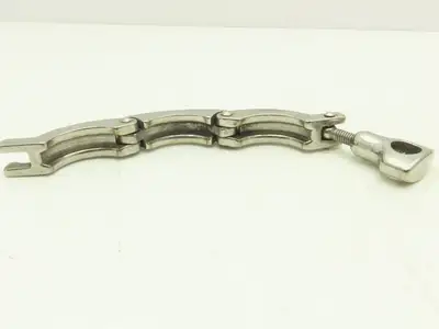 13MHHS-1-304 3 Segment Sanitary Clamp 1" to 1.5" Pipe W 2.1" Flange Lot of 17