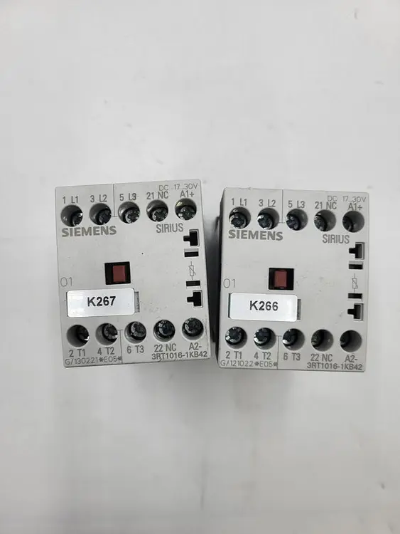 Used SIEMENS SIEMENS 3RT1016-1KB42 CONTACTOR SIRIUS PLC Contactors | ND Industrial Surplus #1216691