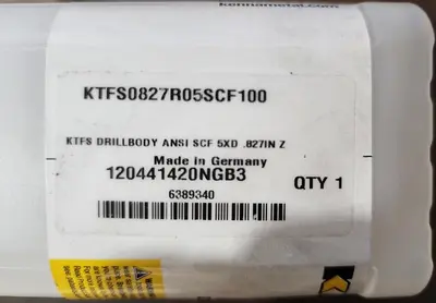 NEW KENNAMETAL KTFS0827R05SCF100