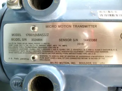 USED Micro Motion R200S418NCAAEZYZZ