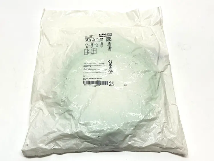 New | in-Stock murrelektronik Cordset M12 male 0° / M12 male 0° D-cod. Cable & Wire Michigan US | Maverick Industrial Sales #1395769