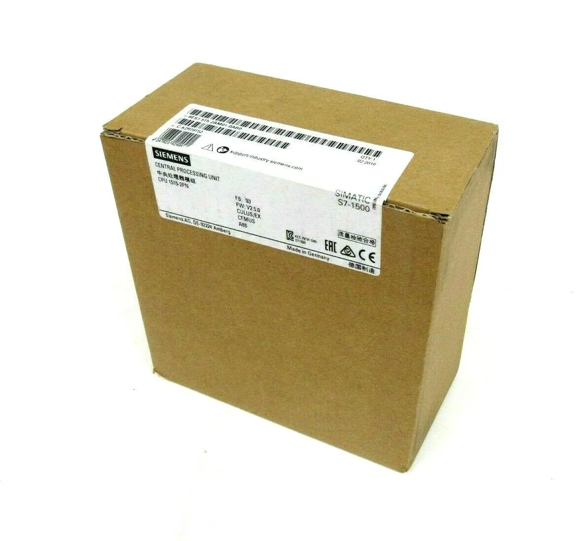 NEW SEALED SIEMENS 6ES7515-2AM01-0AB0 PROCESSOR 6ES75152AM010AB0   CPU 1515-2PN