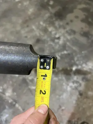 4" DIAMETER X 105" LONG BORING BAR WITH MORSE TAPER: STOCK #20650