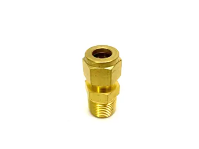 B-600-1-6 | Swagelok  Brass Straight Compression Fitting 3/8" Tube to 3/8" NPT - New Other