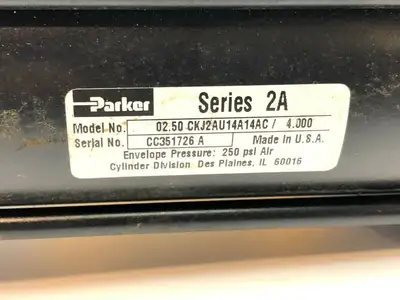 Used Parker 02.50CKJ2AU14A14AC/4.000 Pneumatic Cylinders Michigan US | Maverick Industrial Sales #1462723