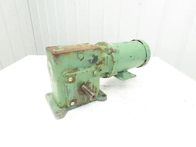 Baldor CM3546 Gearmotor 20:1 Reducer 88rpm 1Hp 230/460V 3PH 56C LH Output